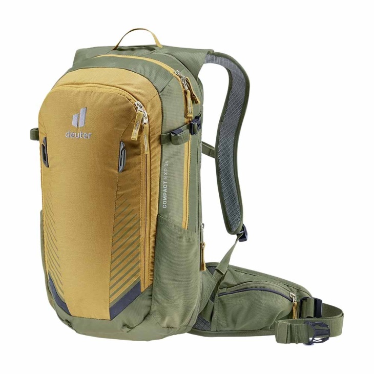 Compact Exp 14 Deuter Grafitt-sort/karamell-khaki